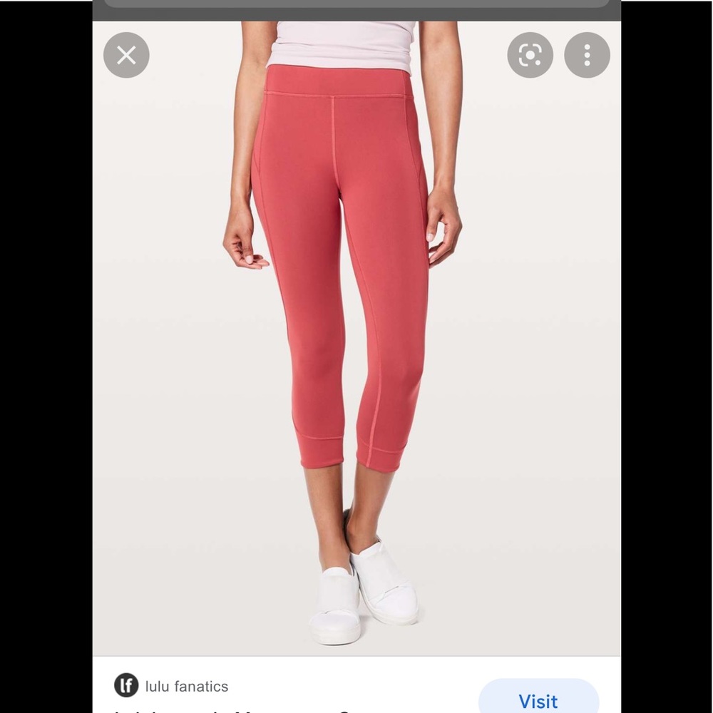 Lululemon In Movement - size 10 - Vintage Rose
